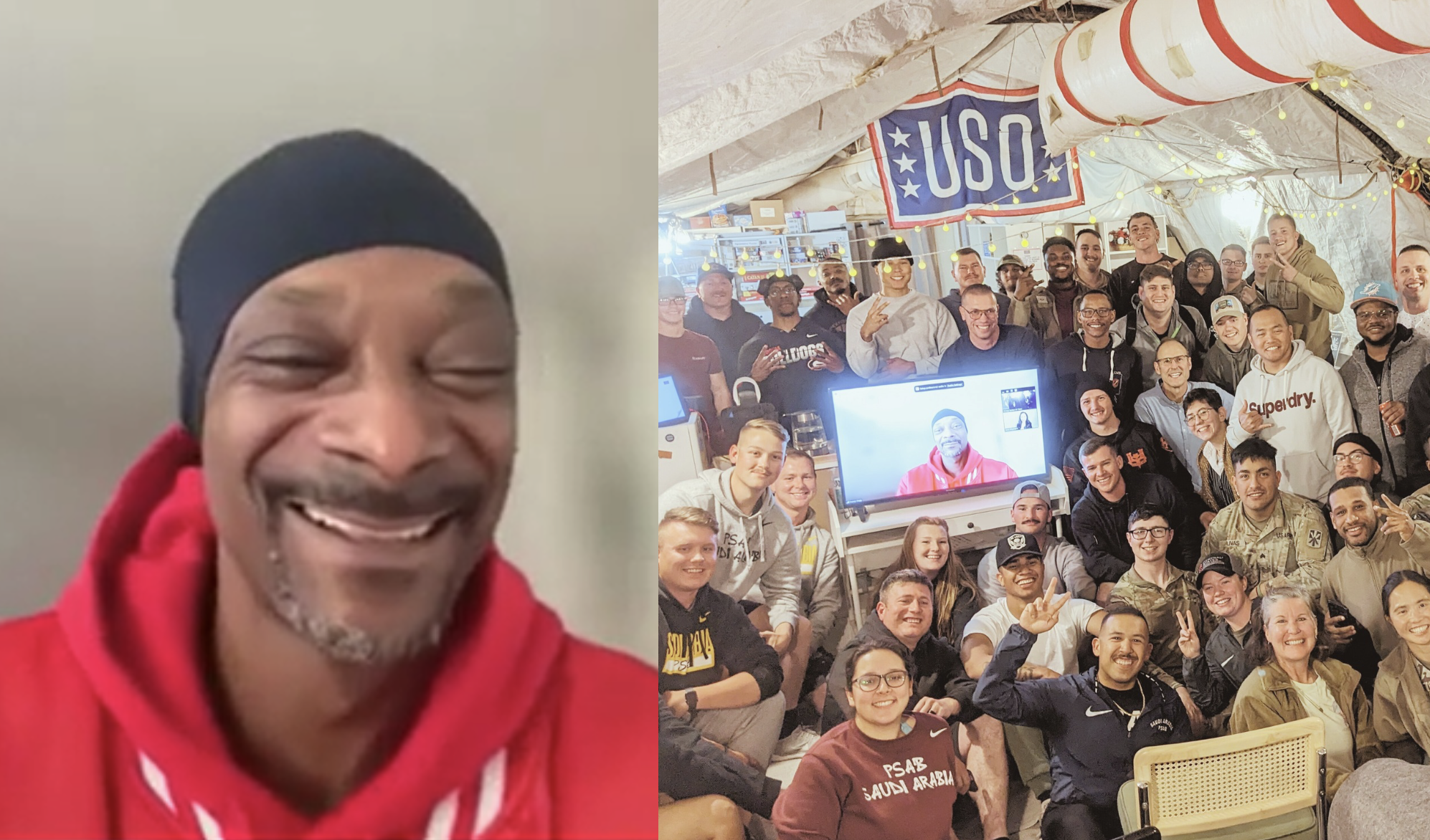 Snoop Dogg USO Virtual Tour